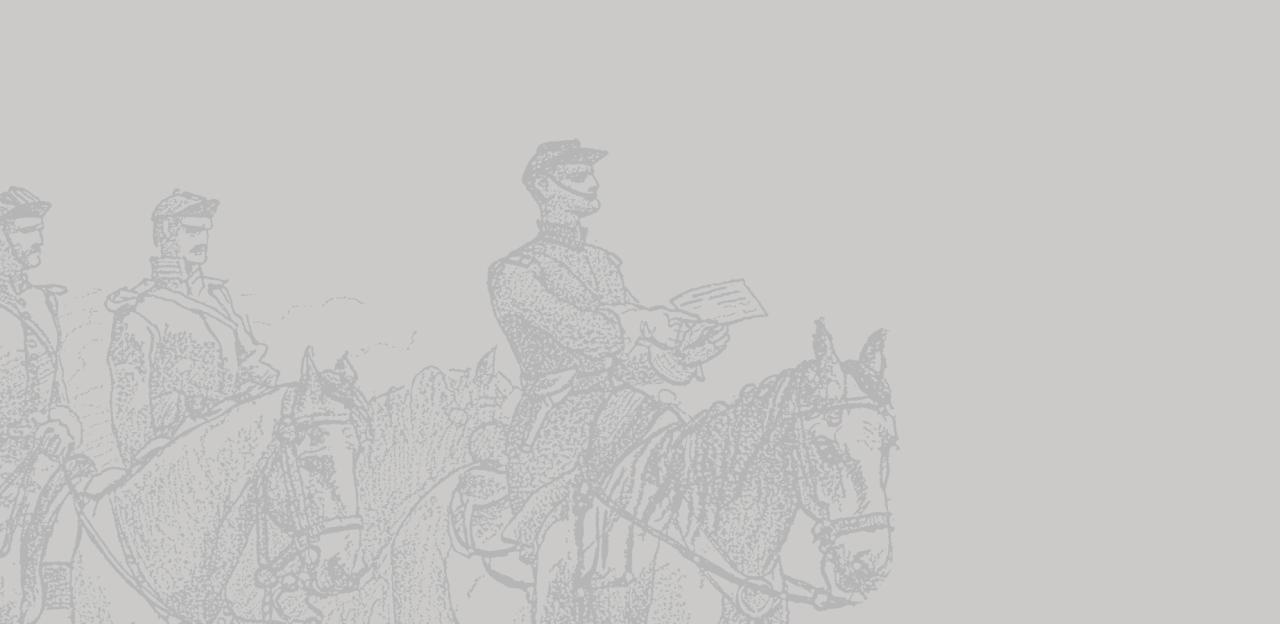 This is a sketch of three Union soldiers traveling by horseback.